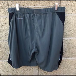 Columbia Gray Workout Shorts with liner.
